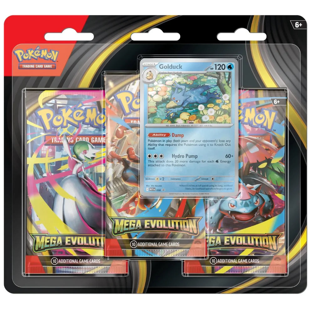 Pokemon Mega Evolution 3-Pack Booster Blister