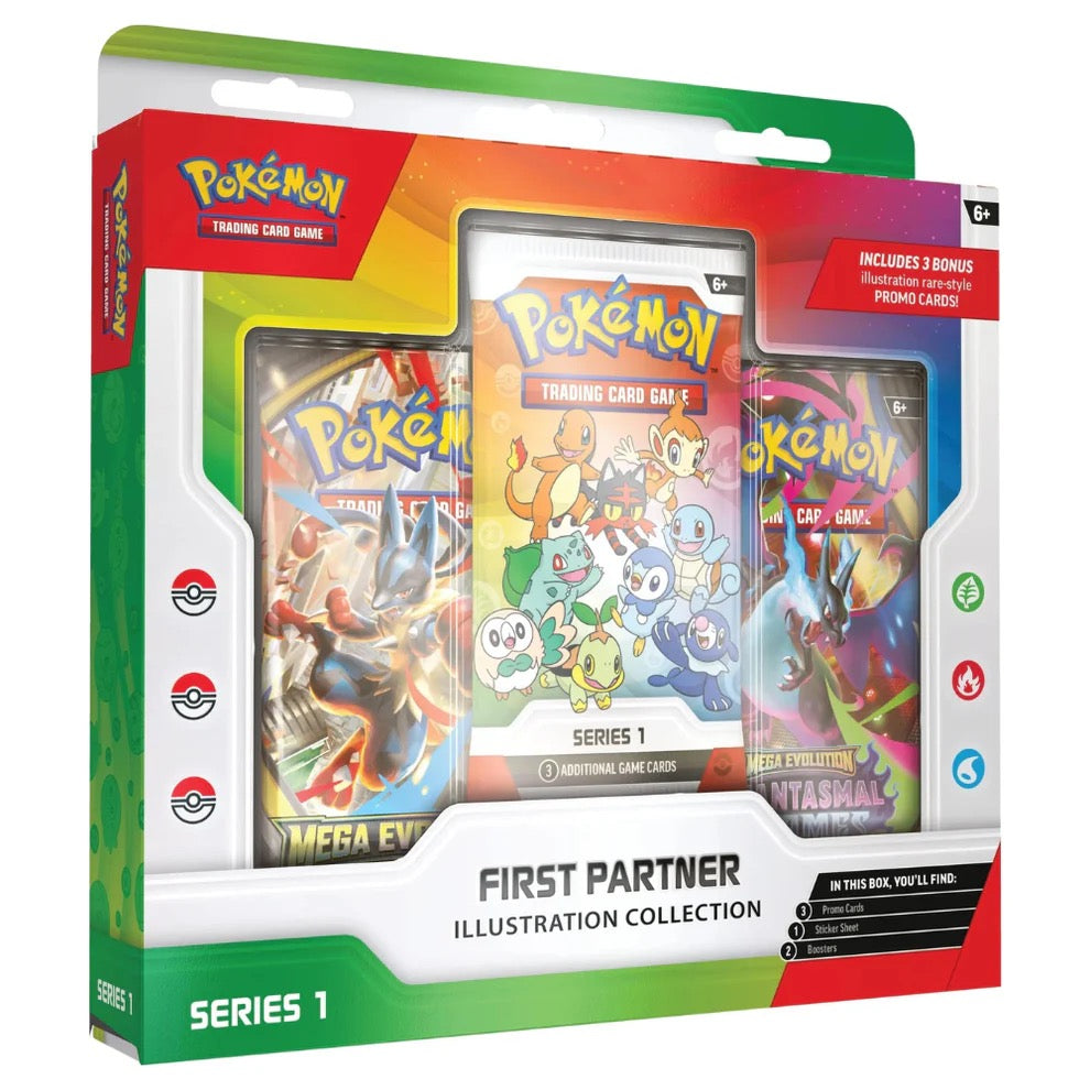 Pokémon First Partner Series 1 Illustration Collection Box