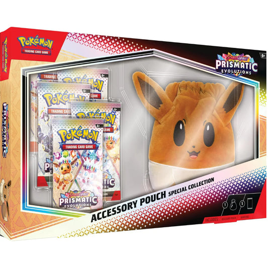 Pokémon Scarlet & Violet: Prismatic Evolutions Accessory Eevee Pouch Special Collection (5 Pack)