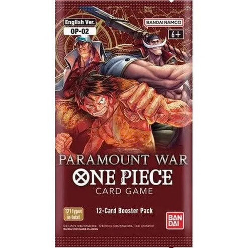 One Piece TCG: OP 02 – Paramount War Booster Pack